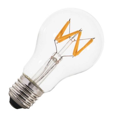 Ampoule LED à filament Wave E27 - 5.2W - 2200K - 370lm - Clair - Dimmable