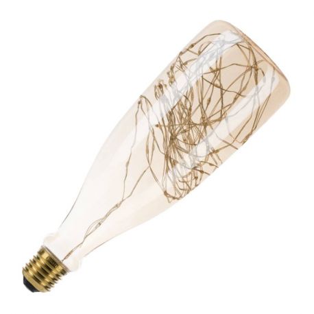 Ampoule WIRELED à filament Bouteille E27 - 1.5W - 2500K - 70lm - Or - Non dimmable