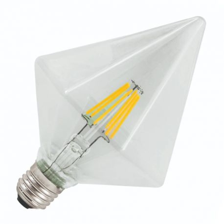 Ampoule LED à filament Pyramid E27 - 3W - 2200K - 330lm - Clair - Dimmable