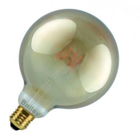 Ampoule LED à filament Spiraled Leslie E27 - 4W - 2200K - 160lm - Métal - Dimmable