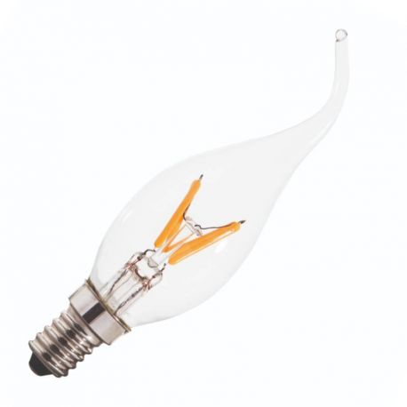 Ampoule LED à filament Wave C35 Cosy E14 - 3W - 2200K - 220lm - Clair - Dimmable