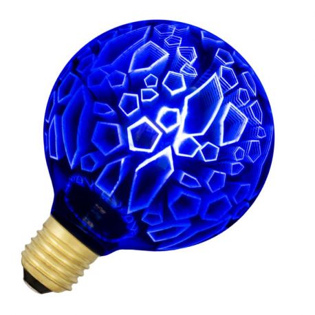 Ampoule LED Magic 3D - 4.5W - 40lm - Bleu - Non dimmable