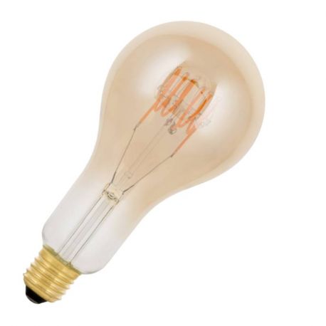 Ampoule LED à filament Spiraled Charles E27 - 5W - 1900K - 200lm - Or - Dimmable