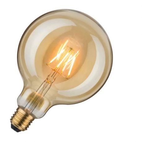 Ampoule LED Globe 125 à filament E27 - 4W - 1700K - 250lm - Non dimmable - Or