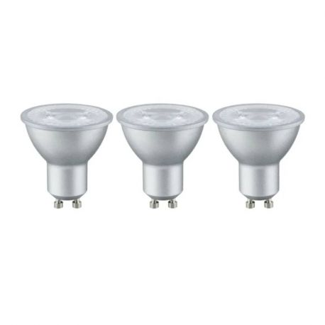 Lot de 3 ampoules réflecteurs LED Paulmann - 3x4W - GU10 - 2700K - 230V