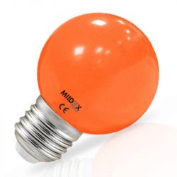Ampoule LED E27 - 1W - Orange  