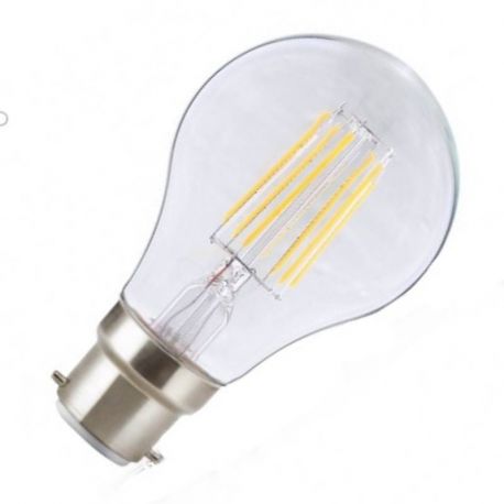 Ampoule LED à filament COB - B22 - 8W - 2700°K - Non dimmable