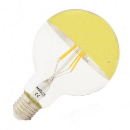Ampoule LED COB à filament doré Miidex - E27 - 6W - 2700°K - Non dimmable