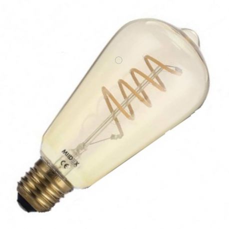 Ampoule LED à filament COB - E27 - 4W - 2700K - 160lm - Non dimmable