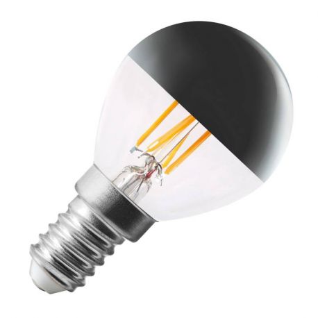 Ampoule déco LED P45 Aric - E14 - 4W - 2500°K - 280lm - Dimmable - Argentée