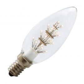 Ampoule LED à filament Deco DIP E14 - 1.1W - 2100K - 70lm - Clair - Non dimmable