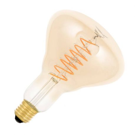 Ampoule LED à filament Spiraled Theo E27 - 6W - 2200K - 260lm - Or - Dimmable