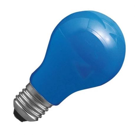 Ampoule à incandescence bulbe Paulmann - 25W - E27 - Bleu - dimmable