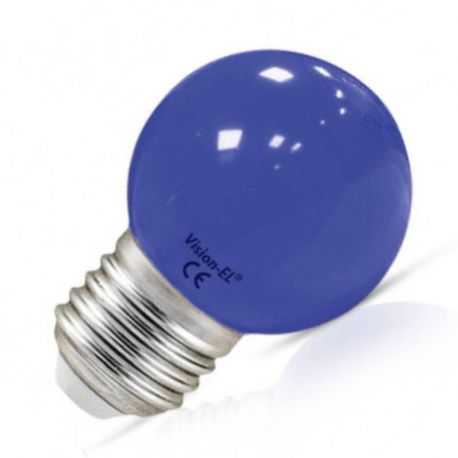 Ampoule LED E27 - 1W - Bleu
