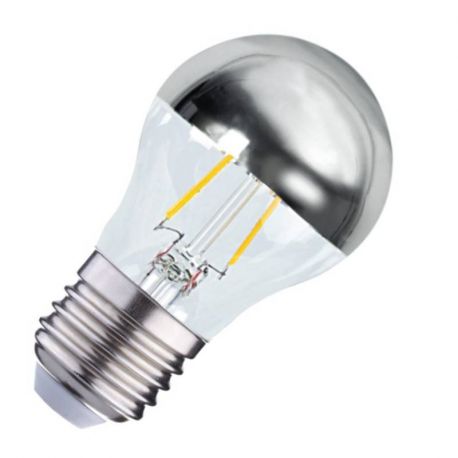 Ampoule LED à filament COB - E27 - 4W - 2700°K - Argent - Non dimmable - Boite