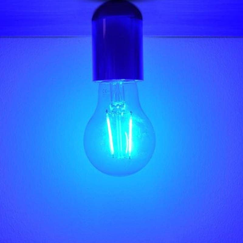 Acheter une ampoule led à filament 2W, bleue, RGB de Vision-el