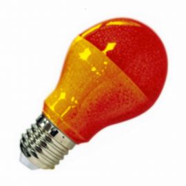 Ampoule LED E27 9W - Rouge - Non dimmable - Blister