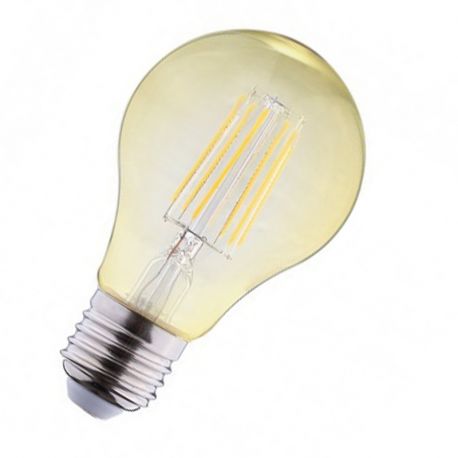 Ampoule LED Bulb à filament Golden E27 - 8W - 2700°K - 1050 lumens - Non dimmable - Blister