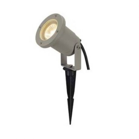 Projecteur extérieur Nautilus Piquet - Gris argent - GU10 - 35W - Câble 1,5m