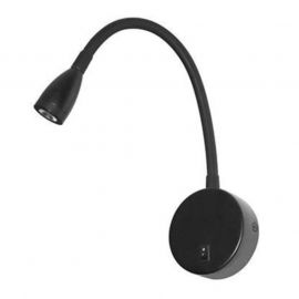 Applique murale LED Betsy 1 Indigo - 3W - 3000 K - Noir