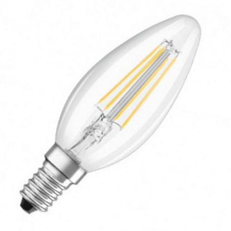 Ampoule LED filament flamme Tungsram - B22 - 4,5W - 2700K - 470LM