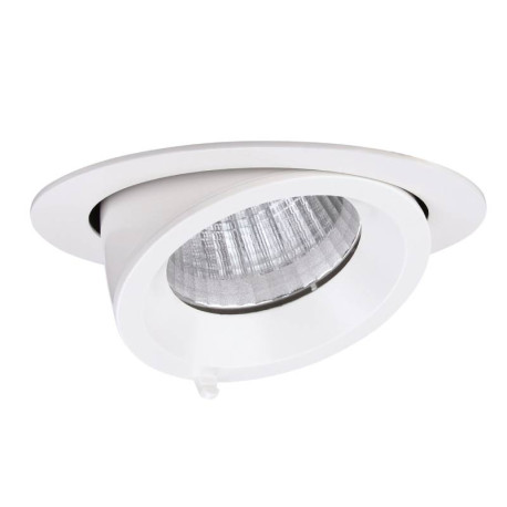 Downlight basse luminance RANDY 2 Aric - Basculant - 25W - 3000K - Blanc - Avec ampoule