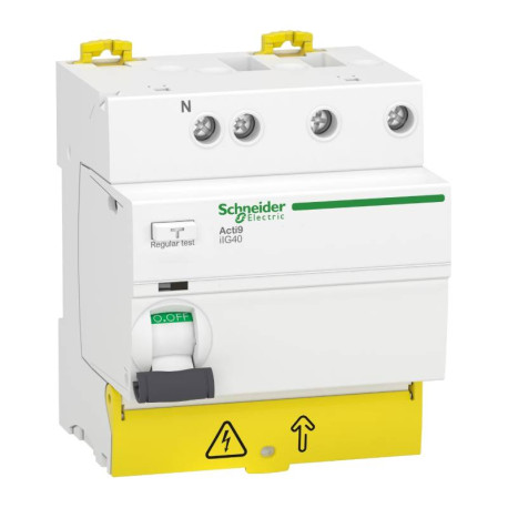 Interrupteur différentiel tête de groupe Acti9 iIG40 Schneider Electric - 3P+N - 63A - 300mA - Type AC