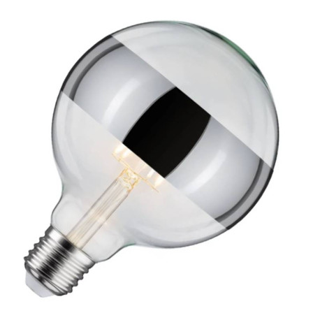 Ampoule globe LED E27 Paulmann - Anneau réfléchissant - 640Lm - 6,5W