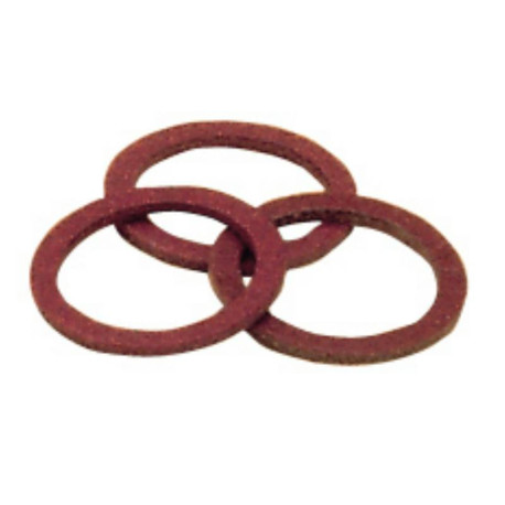 Lot de 10 joints toriques fibre Comap - Pour raccord 1/2" - Diamètres 18/10mm - Rouge