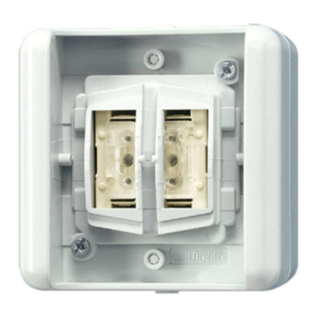 Bouton poussoir BCU Jung - KNX - Position milieu - 2 Voies