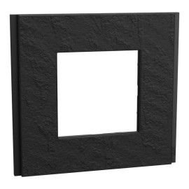 Plaque Unica Deco Signature Schneider Electric - Gris ardoise - 1 poste