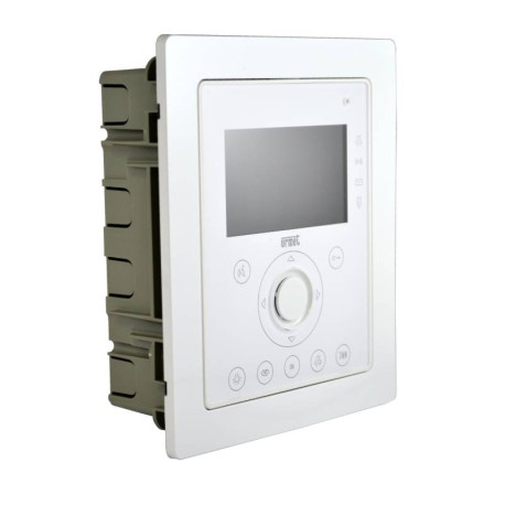 Kit encastrement moniteur Aiko Urmet - Plastique - Blanc/Noir