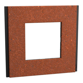 Plaque Unica Deco Signature Schneider Electric - Terracotta - 1 poste
