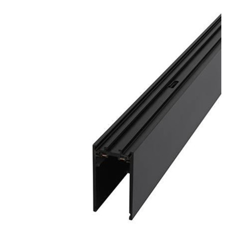 Rail apparent Track 48 Vdc surface Indigo - Noir mat - 2000 mm