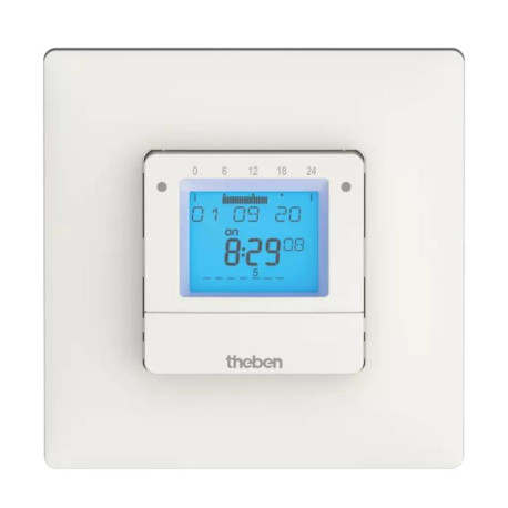 Horloge programmable digitale TR 030 top3 UP Theben - 1 canal - Mural - Blanc