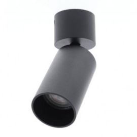 Plafonnier spot noir MOLY GU10 Indigo - 13W - IP20 - Rond orientable