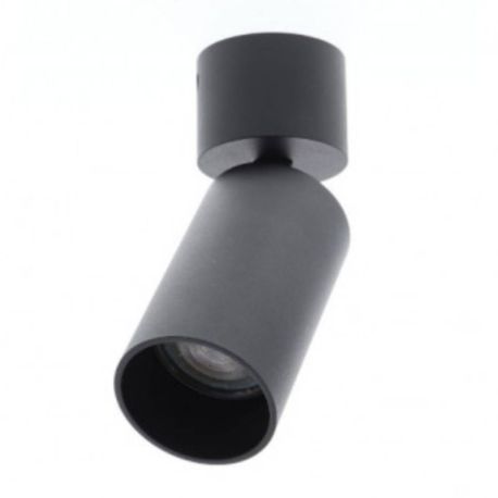Plafonnier spot noir MOLY GU10 Indigo - 13W - IP20 - Rond orientable