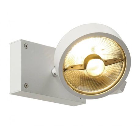 Plafonnier KALU 1 spot QPAR111 - Blanc mat - 75W