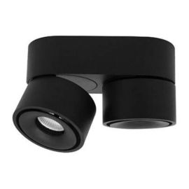 Spot Indigo CLAC 2 MINI - 2X8W - 3000K - Orientable - Dimmable - Noir mat