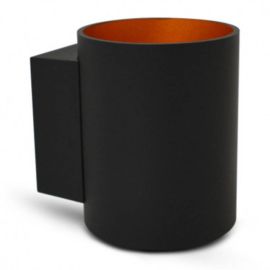 Applique murale LED Miidex - Noir Doré - G9 - 1x5W MAX - Sans ampoule