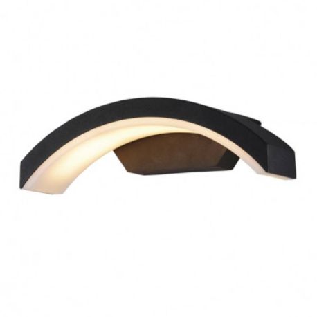 Applique murale anthracite - 6W - 3000°K - Non dimmable - Avec ampoule