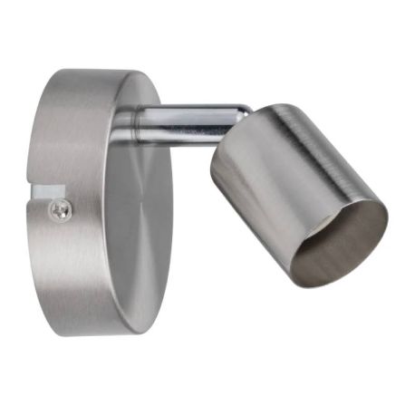 Spot sur patère Carolina Paulmann - GU10 - 10W - Dimmable - Nickel mat