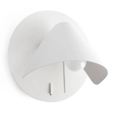 Lampe applique Noon - Blanc - Sans ampoule