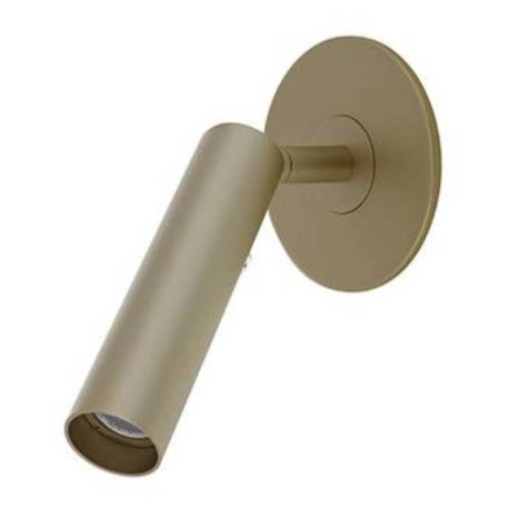 Applique murale décorative MILO 3 Indigo - 5W - 2700K - Laiton brossé - Dimmable