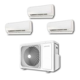 Climatiseur réversible tri-splits 1x 1,8KW + 2x 3,5KW Kazendo Atlantic - Mise en service non incluse