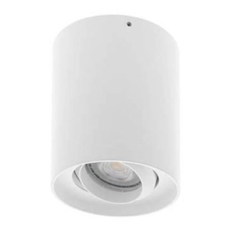 Spot en saillie blanc ALBA R GU10 Indigo - 13W - IP20 - Rond orientable