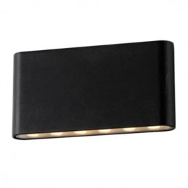 Applique murale anthracite - 10W - 4000K - 970lm - Non dimmable - Avec ampoule