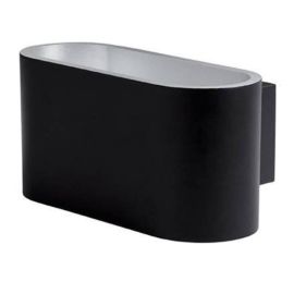 Applique Glam 90 LED U&D - 10W - 3000K - 680Lm - dimmable - Noir/Argent