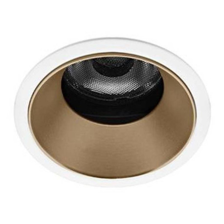 Spot encastré orientable SILK RDX Indigo - 6W - 3000K - Blanc/Champagne - Dimmable