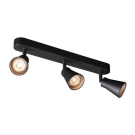 Applique/plafonnier AVO triple - QPAR51 - GU10 - 3x50W - Noir